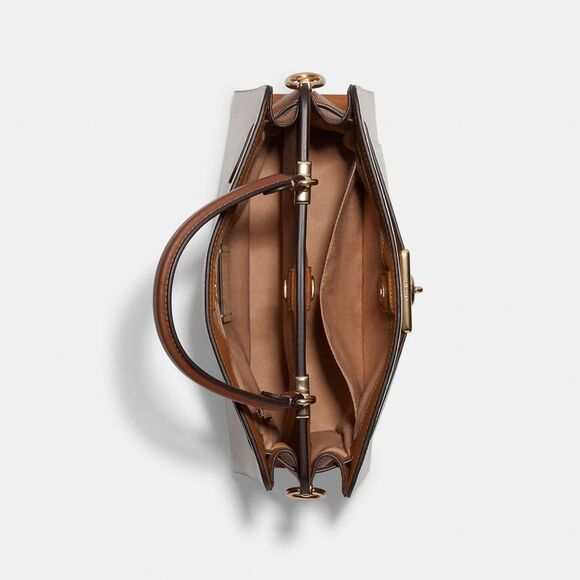 ALMOST PERFECT Coach Outlet Lane Carryall In Colorblock - Picture 4 of 6